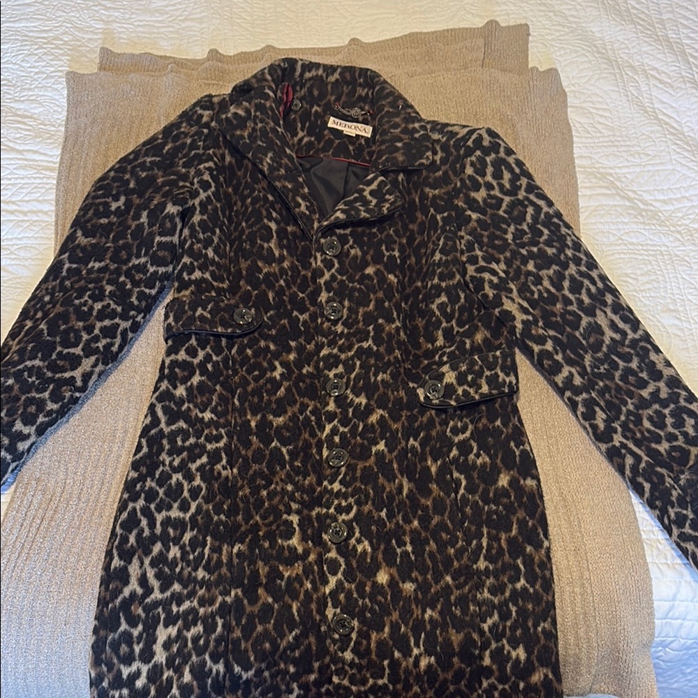 Banana Republic Brown and Black Trench Coat with Classic Design